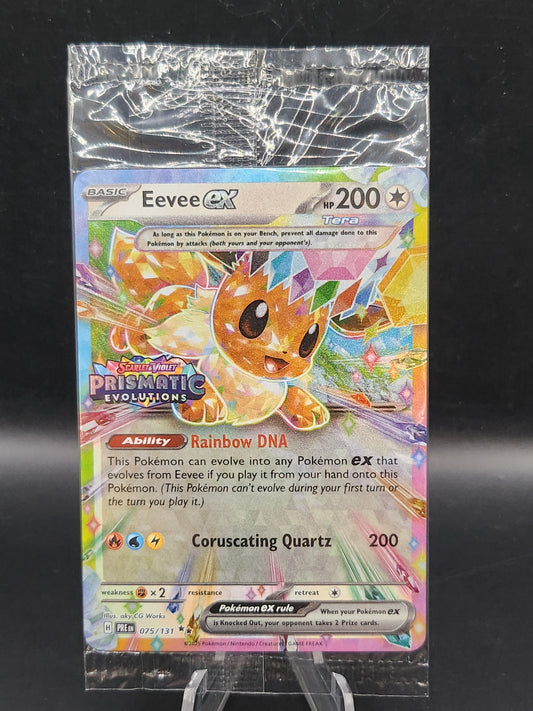 Pokémon TCG: 2025 Eevee EX 041/131 SV: Prismatic Evolutions Sealed