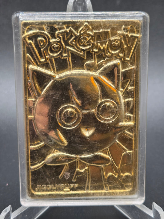 Pokémon TCG: 1999 Gold Plated Jigglypuff - Burger King Vintage