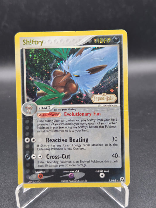 Pokémon TCG: 2006 Shiftry 12/92 - Legend Maker Stamped