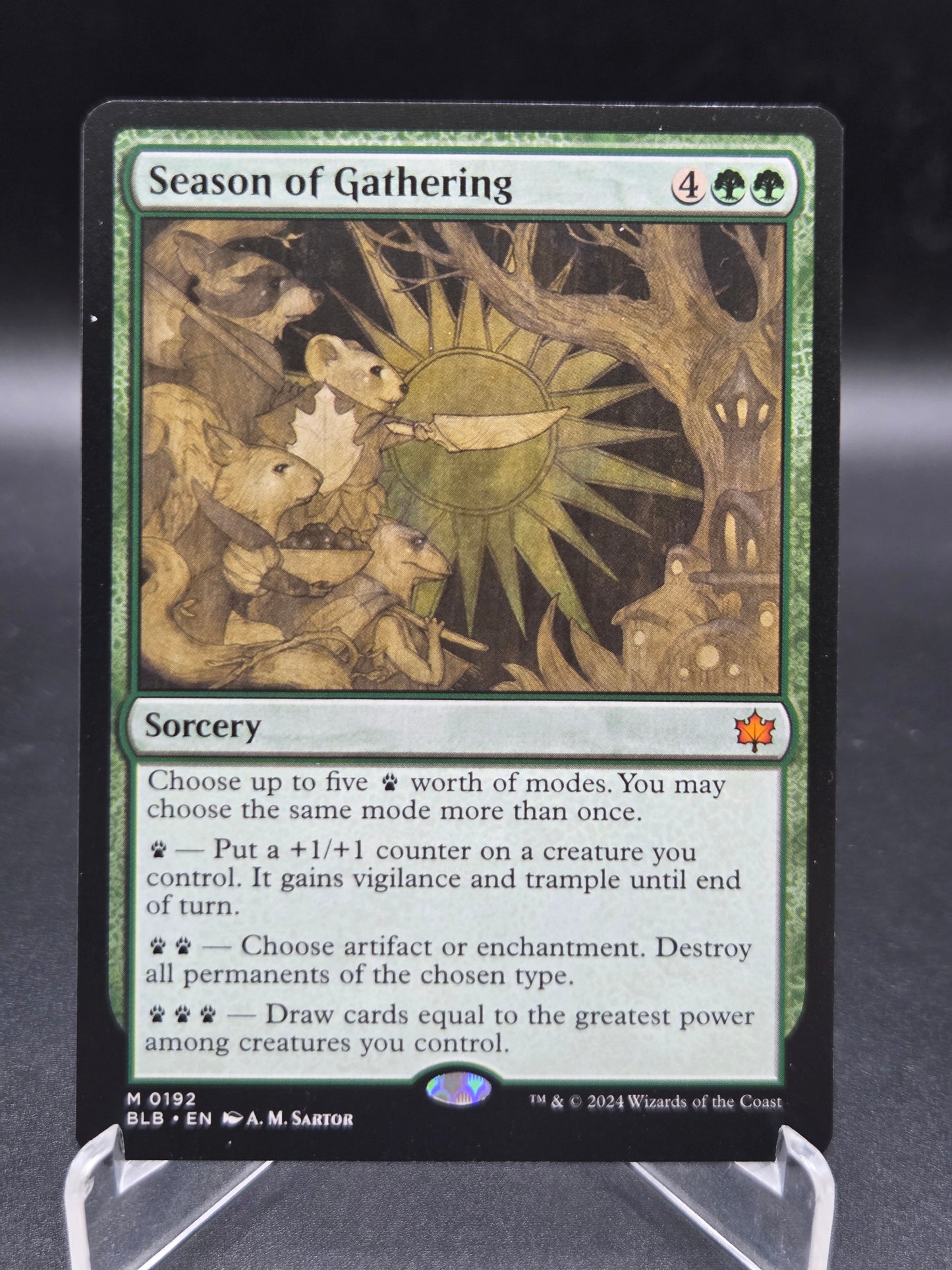Magic The Gathering:  Season of Gathering - Bloomburrow (BLB)