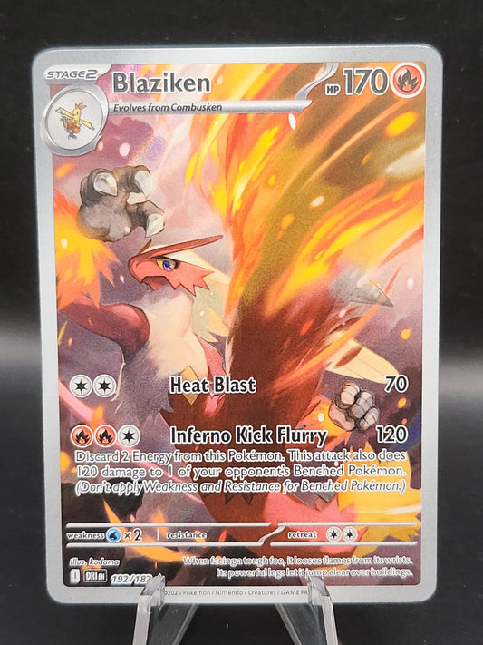 Pokémon TCG: 2025 Blaziken 192/182 SV: Destined Rivals