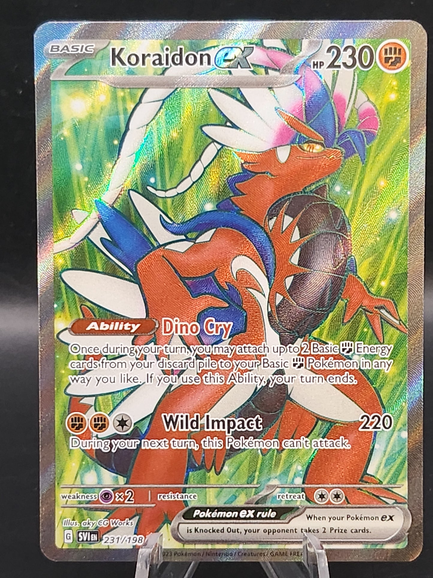 Pokémon TCG: 2023 Koraidon ex - 231/198 - SV01  Scarlet & Violet Base Set