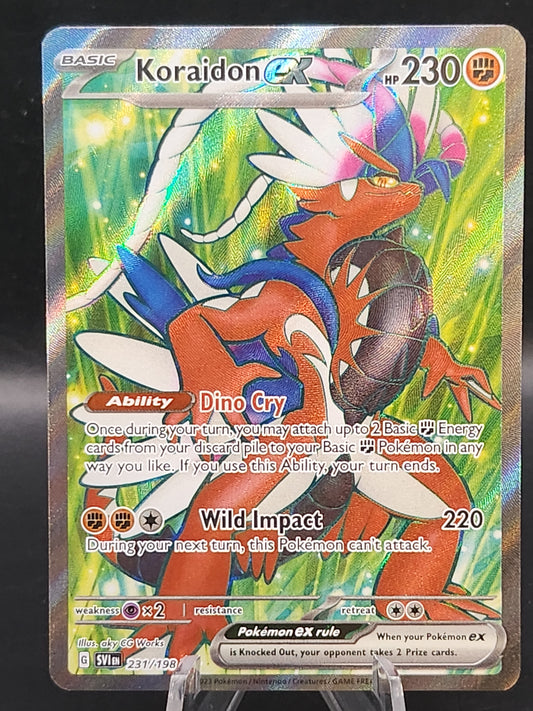 Pokémon TCG: 2023 Koraidon ex - 231/198 - SV01  Scarlet & Violet Base Set