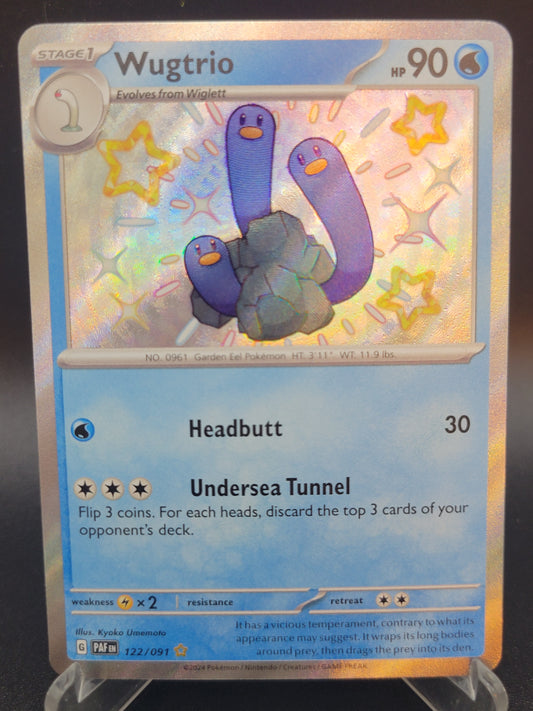 Pokémon TCG: 2024 Wugtrio 122/091 S&V Paldean Fates Baby Shiny