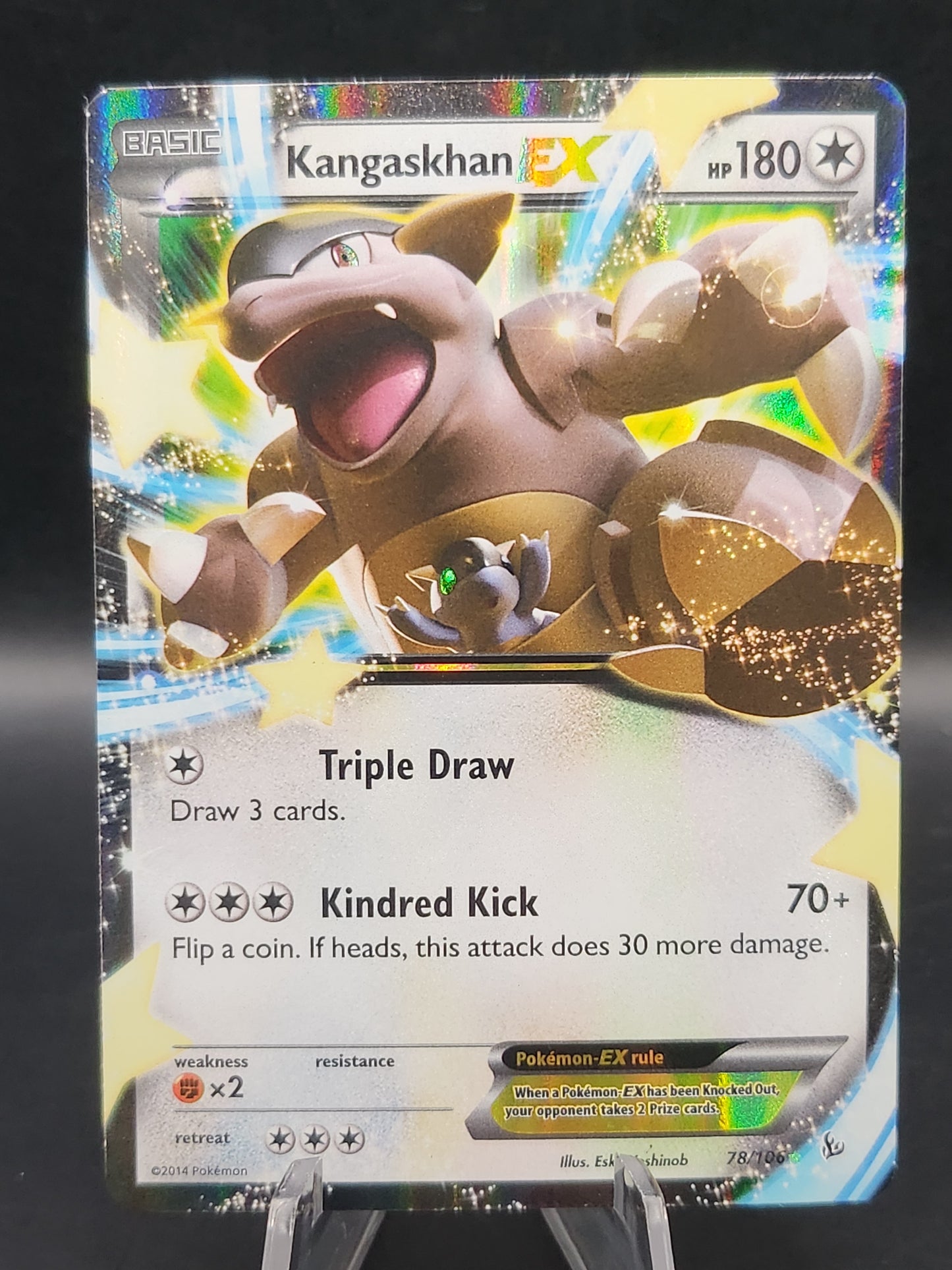 Pokémon TCG: 2014 Kangaskhan EX 78/106 XY: Flashfire