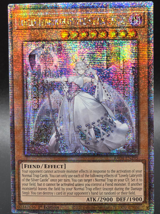 Yu-Gi-Oh! TCG: Lovely Labrynth of the Silver Castle (Quarter Century Secret Rare) -RA04-EN295- Quarter Century Stampede