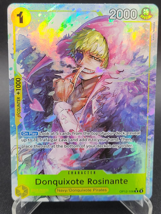 One Piece TCG: Donquixote Rosinante (Alternate Art) OP12-108 - Legacy of the Master (OP12)