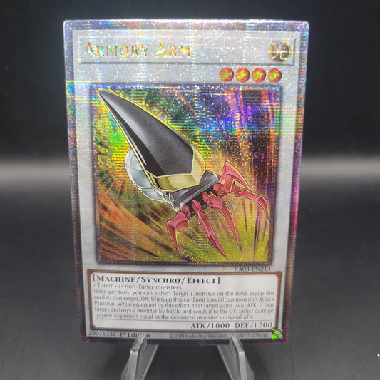 Yu-Gi-Oh! TCG: 2020 Armory Arm  - RA03-EN068 - Quarter Century Bonanza - Quarter Century Secret Rare