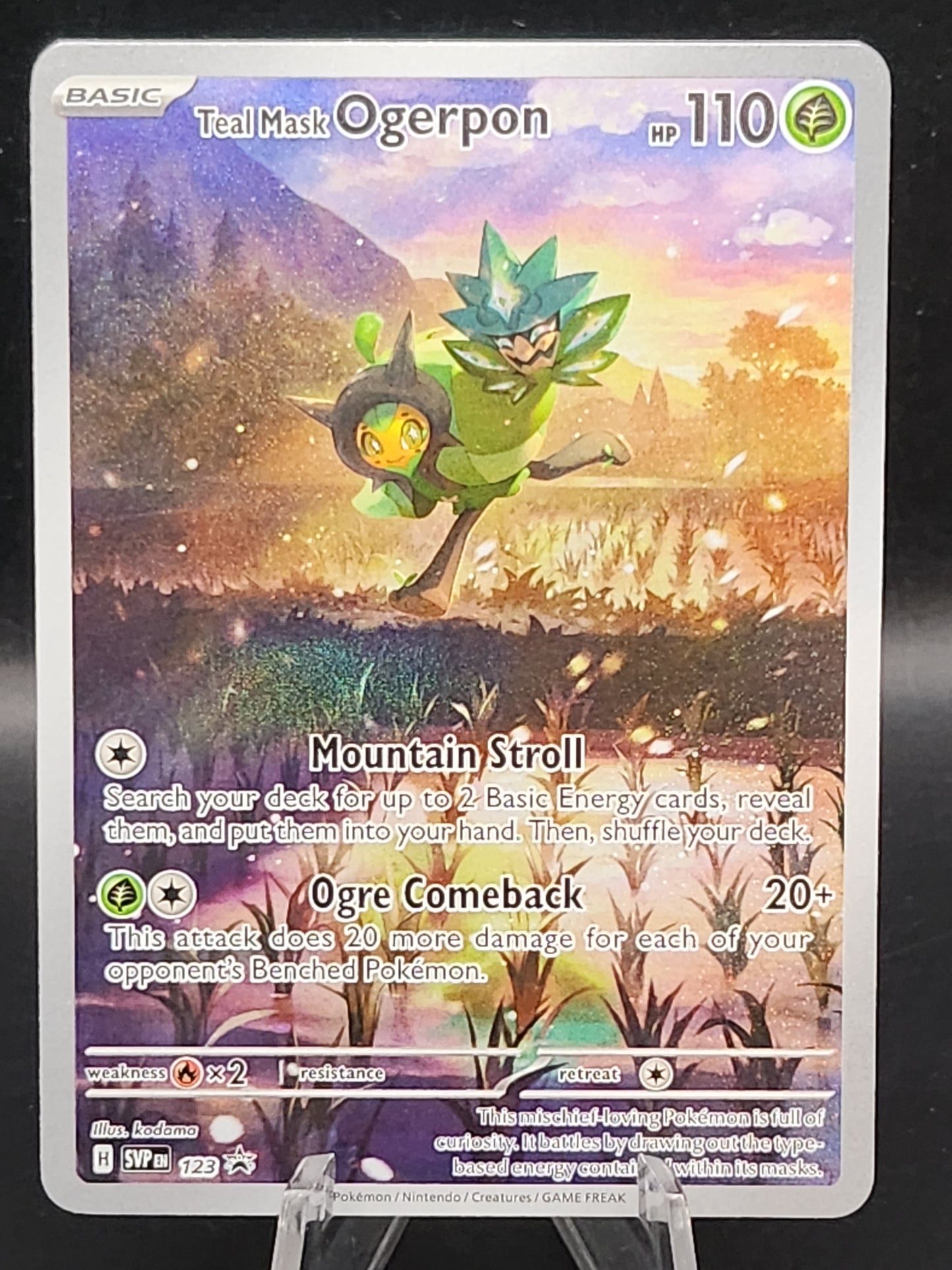 Pokémon TCG: Teal Mask Ogerpon #123 SV: Scarlet & Violet Promos