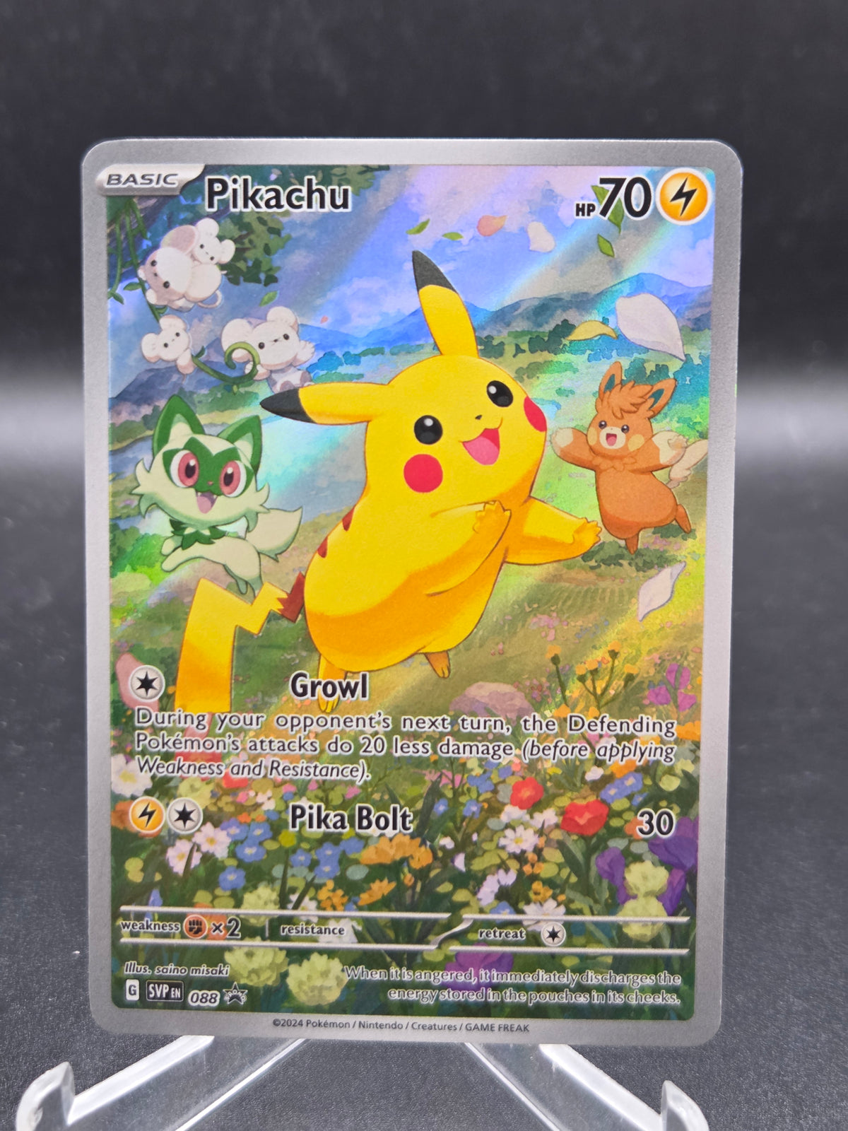 Pokémon TCG: 2024 Pikachu #88 S&V: Promos