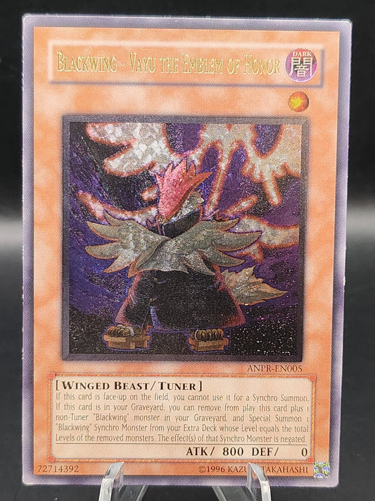 Yu-Gi-Oh! TCG Blackwing - Vayu the Emblem of Honor ANPR-EN005 Ancient Prophecy