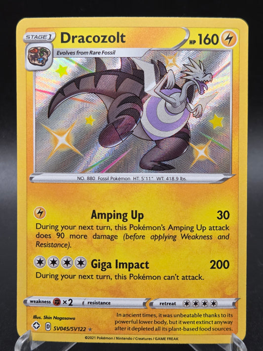 Pokémon TCG: 2021 Dracozolt SV045/SV122 SWSH: Shining Fates Shiny Vault