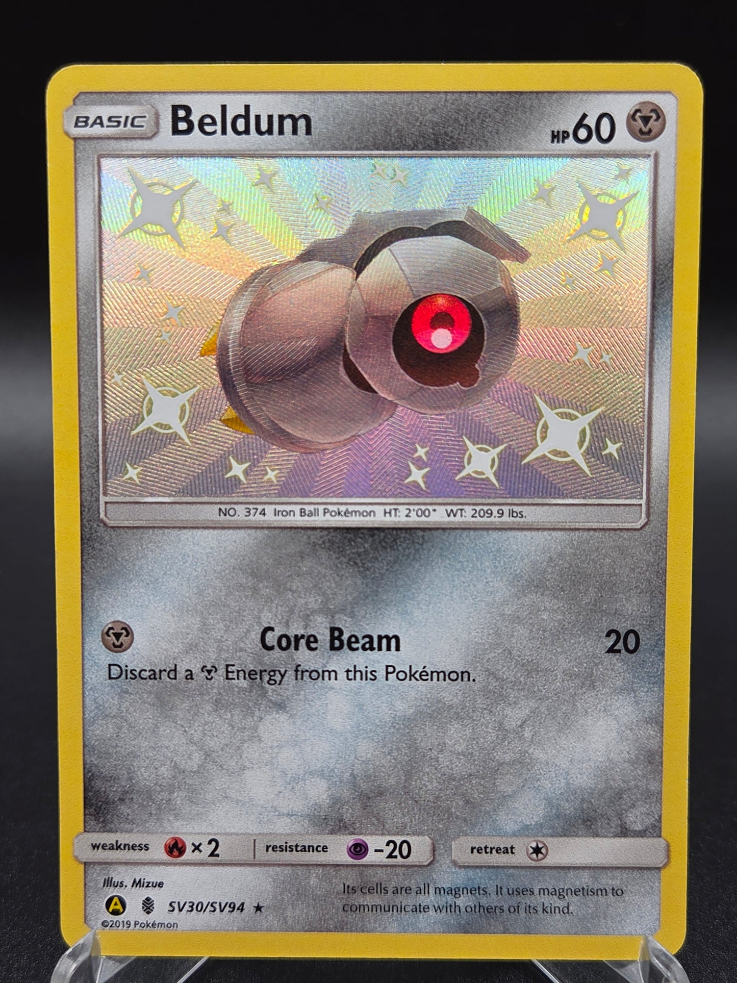 Pokémon TCG: 2019 Beldum SV30/SV94 SM: Hidden Fates Shiny Vault