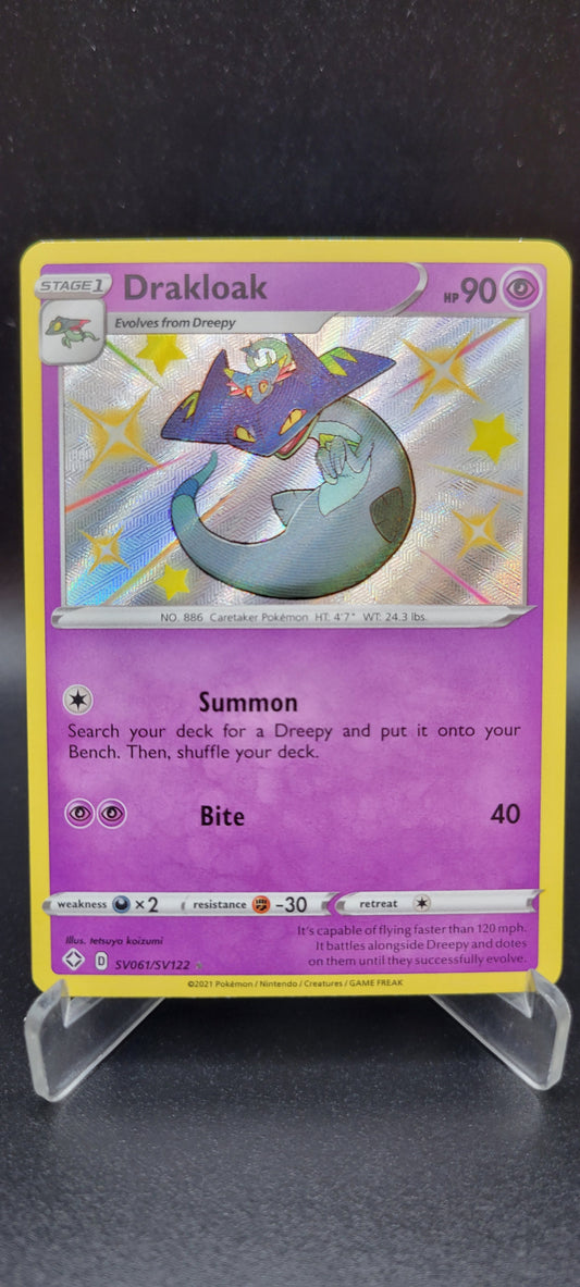 Pokémon TCG: 2021 Drakloak SV061/SV122 SWSH: Shining Fates Shiny Vault