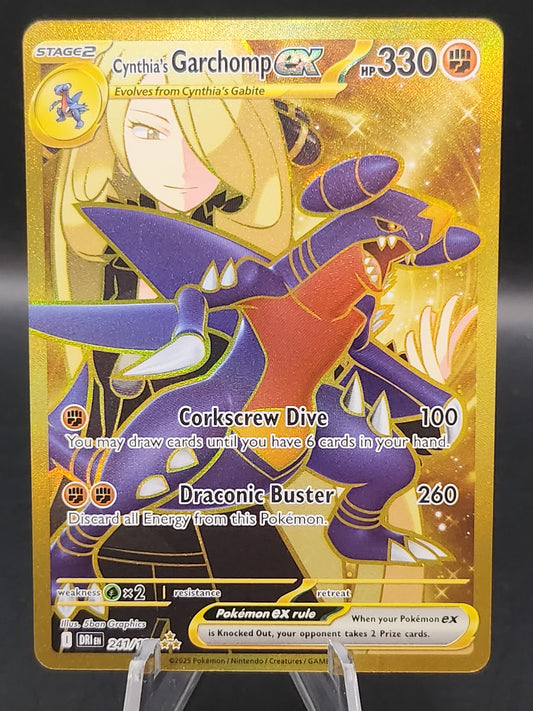 Pokémon TCG: 2025 Cynthia's Garchomp ex 241/182 S&V: Destined Rivals