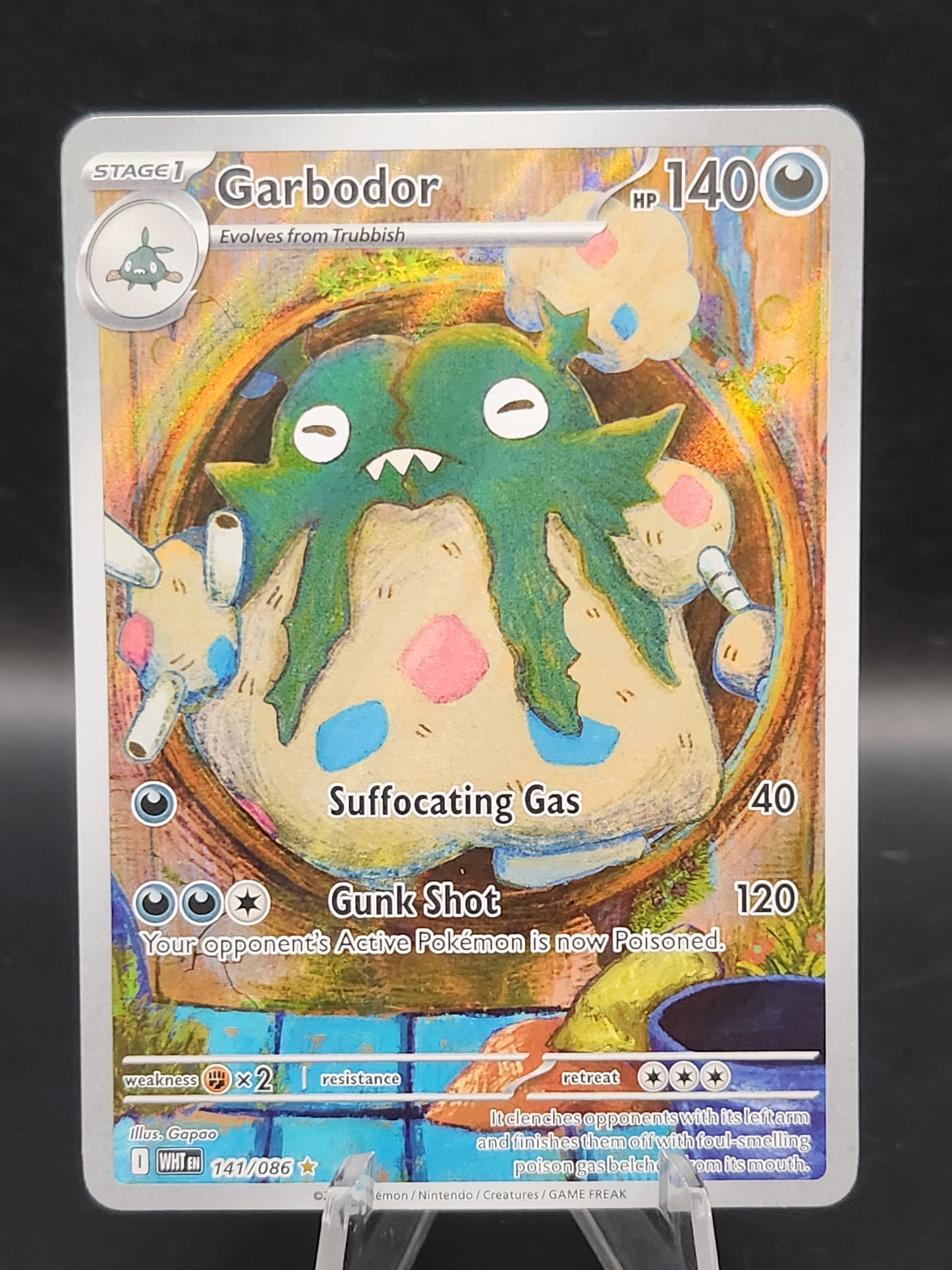 Pokémon TCG: 2025 Garbodor 141/086 SV: White Flare