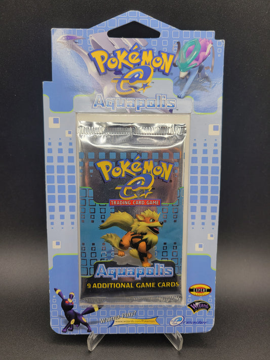 Pokémon TCG: 2003 Aquapolis - Blister Pack Sealed - Arcanine