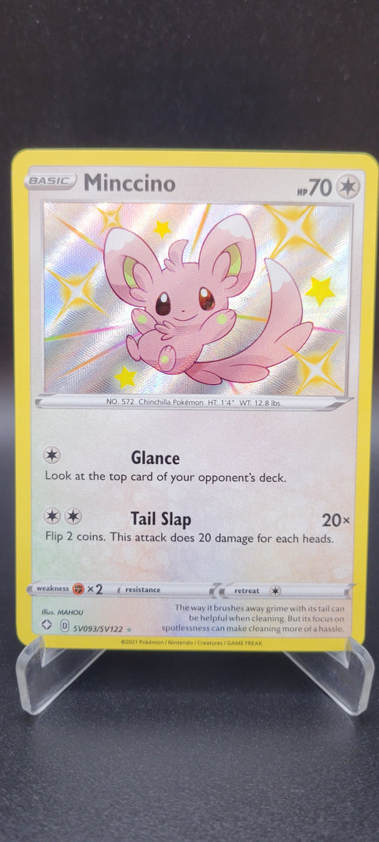 Pokémon TCG: 2021 Minccino SV093/SV122 SWSH: Shining Fates Shiny Vault