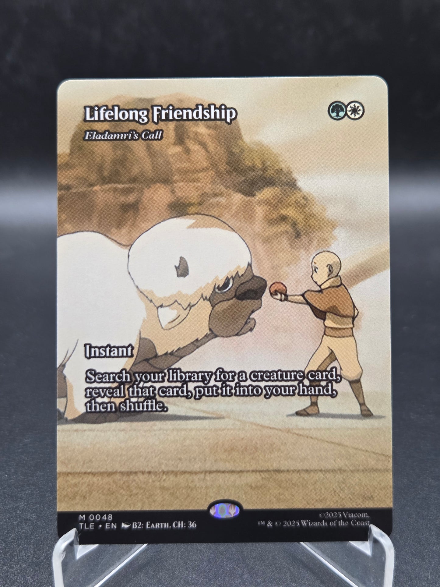 MTG TCG: Lifelong Friendship - Eladamri's Call (Borderless) - Avatar: The Last Airbender: Eternal-Legal (TLE)