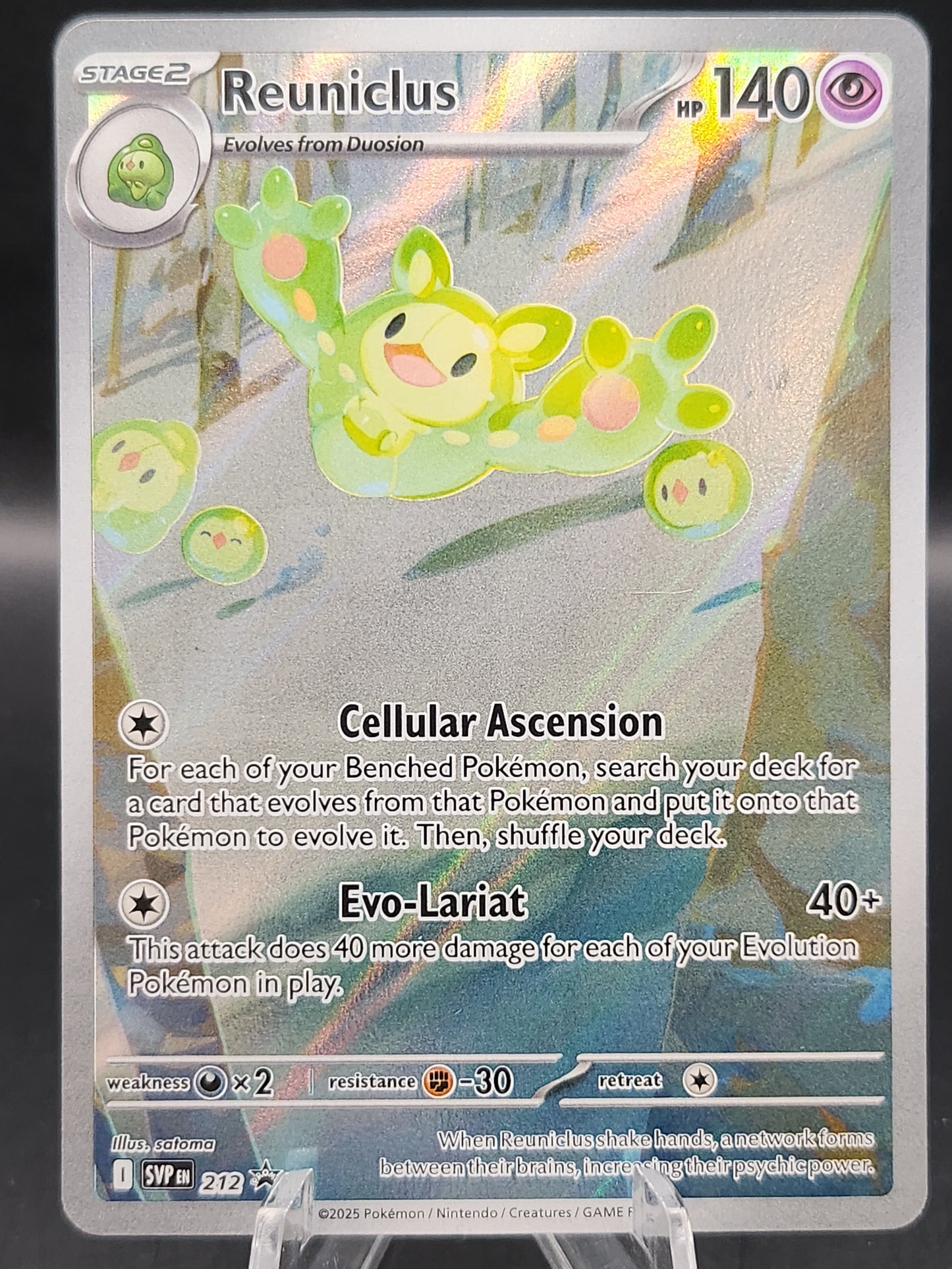 Pokémon TCG: 2025 Reuniclus #212 SV: Scarlet & Violet Promo Cards