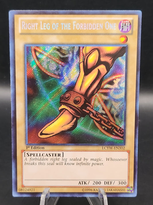 Yu-Gi-Oh! TCG Right Leg of the Forbidden One LCYW-EN302 Legendary Collection 3: Yugi's World