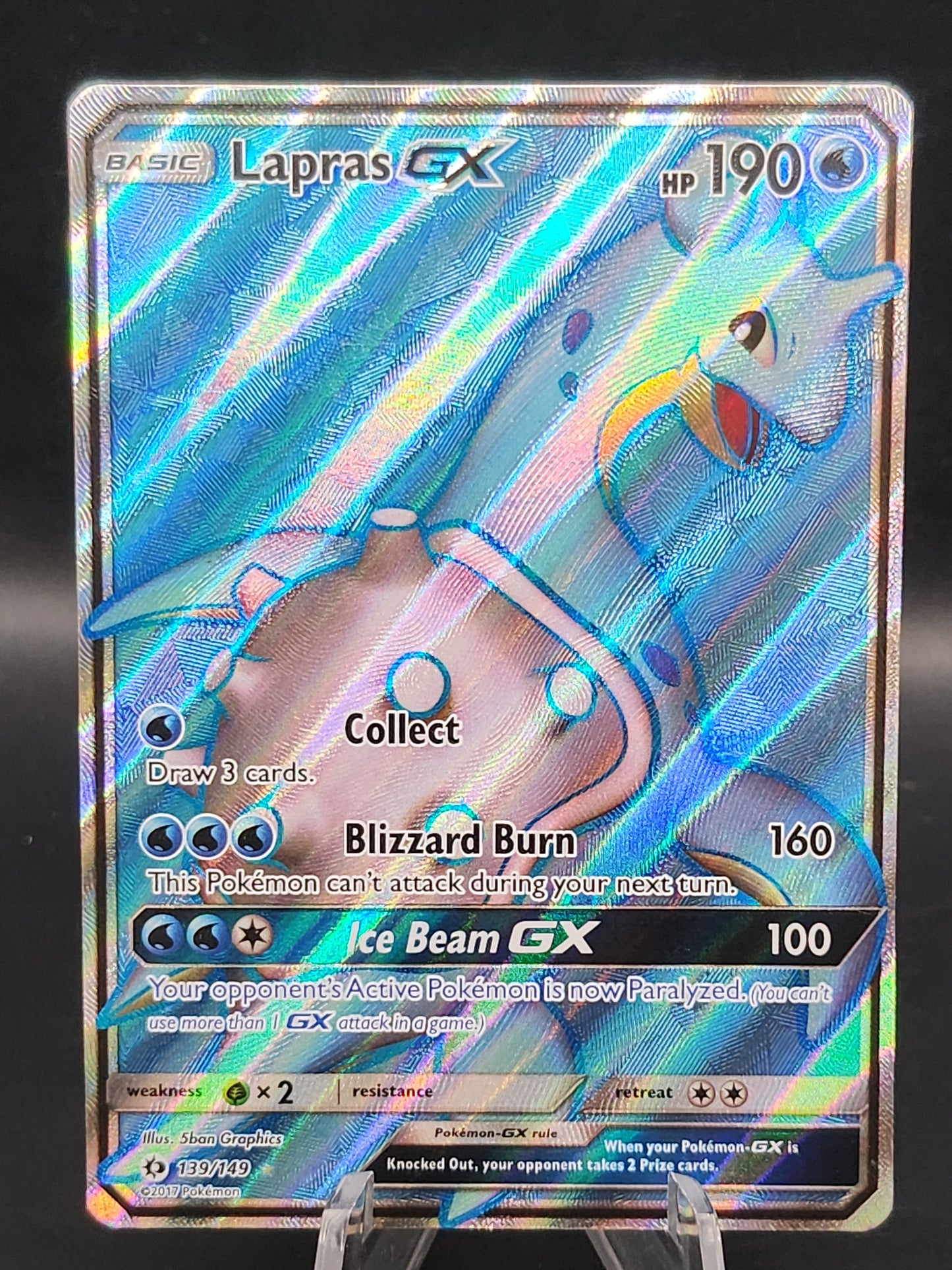 Pokémon TCG: 2017 Lapras GX 139/149 SM: Base Set