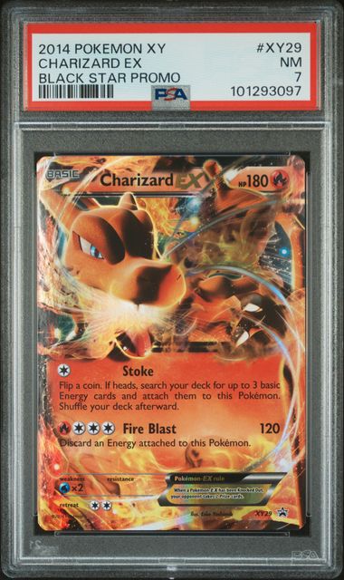 PSA 7 Pokémon TCG: 2014 Charizard Ex XY29 Black Star Promos