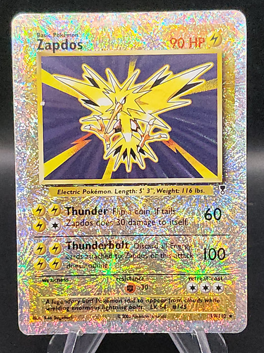 Pokémon TCG: 2002 Zapdos 19/110 Legendary Collection Reverse Foil