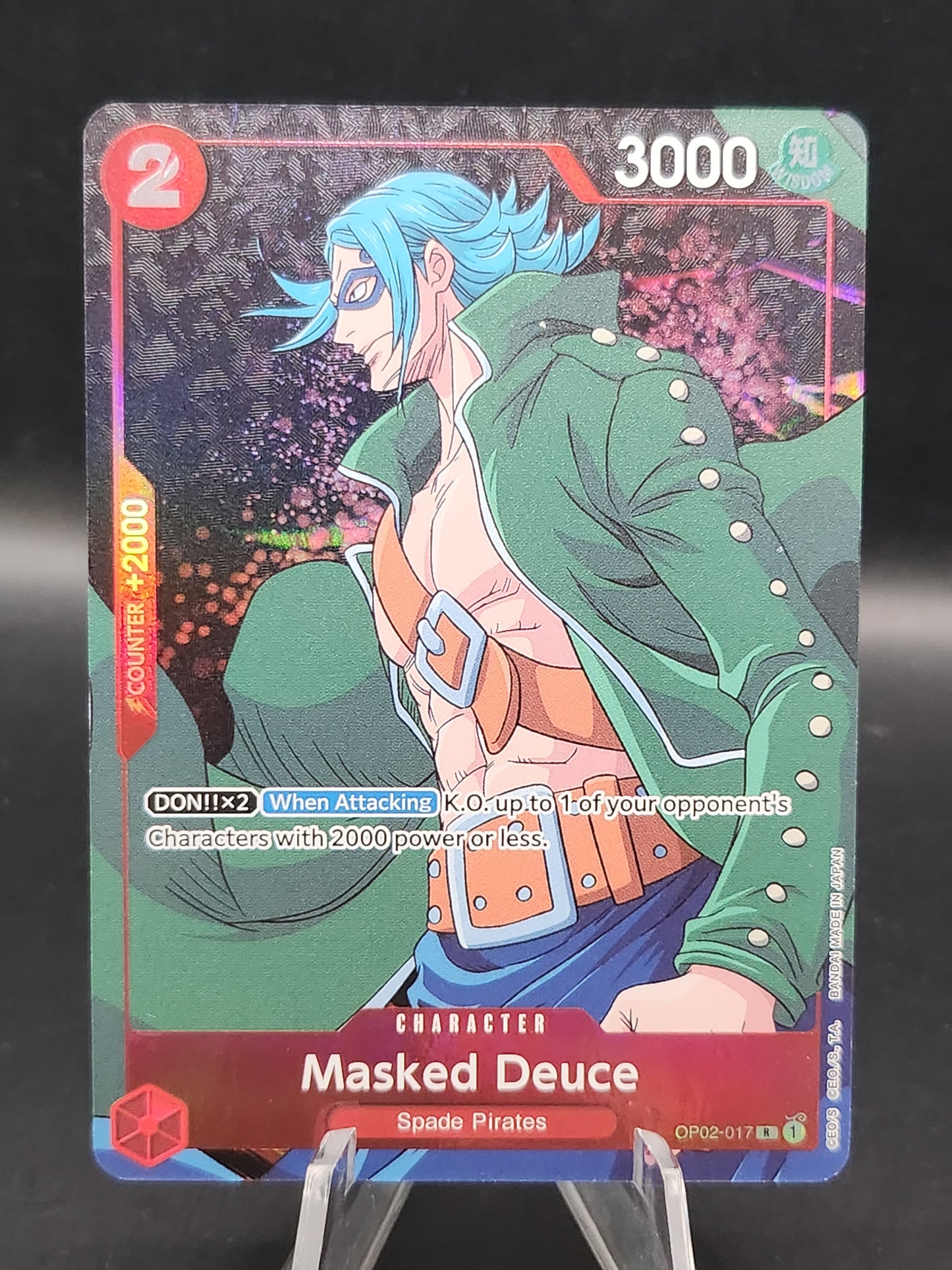 One Piece TCG: Masked Deuce OP02-017 SR Paramount War