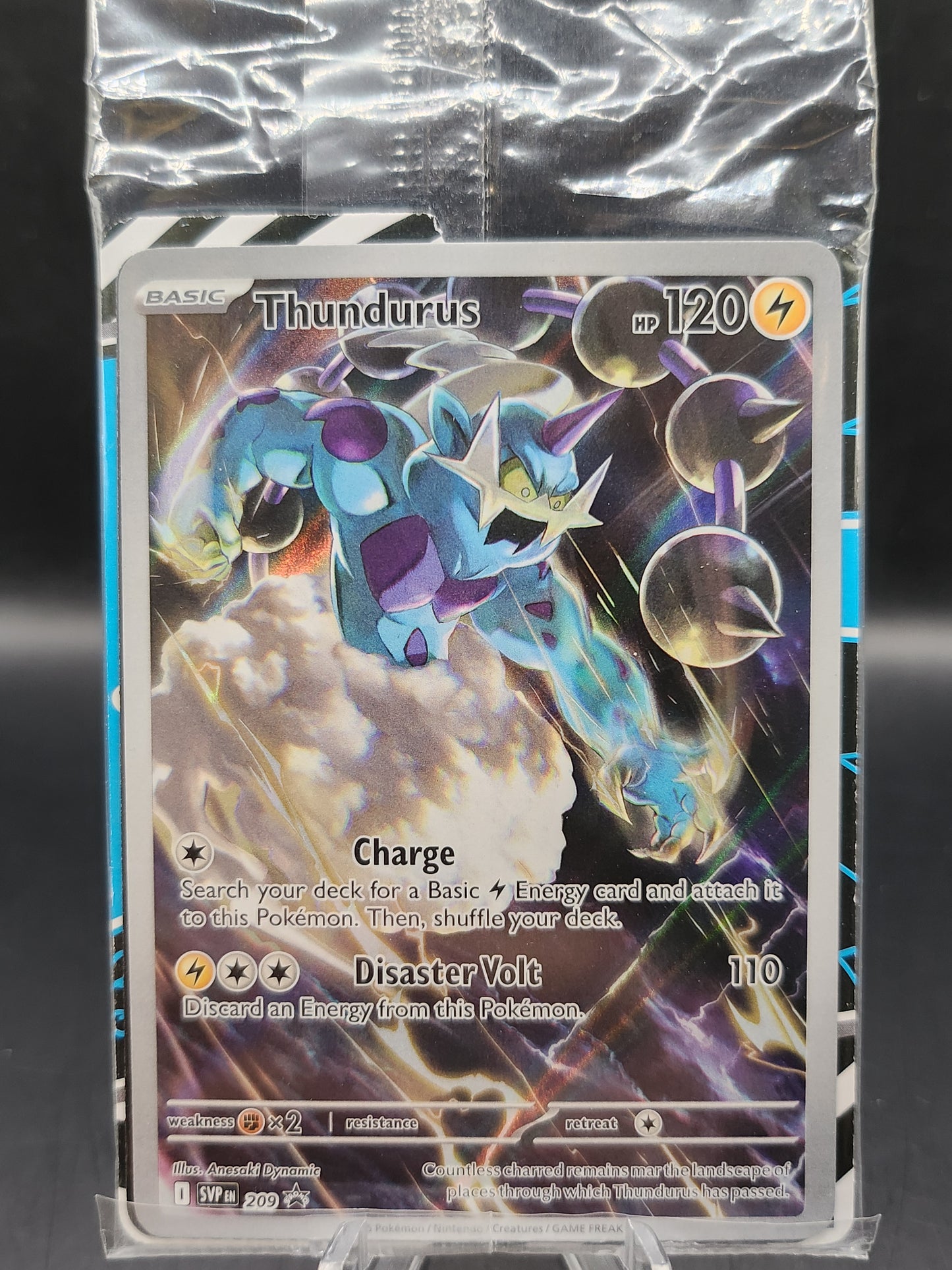 Pokémon TCG: 2025 Thundurus SVP 209 - SV: Black Bolt Promo Sealed