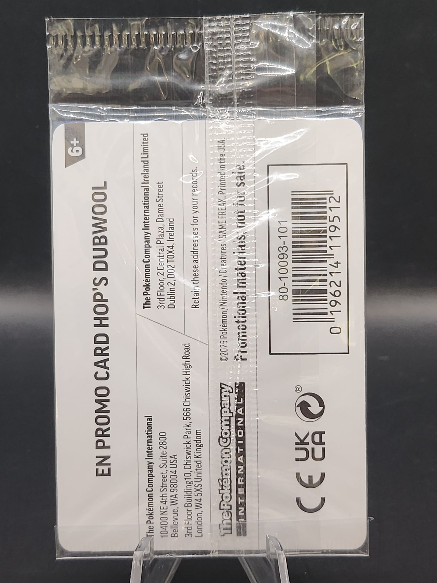 Pokémon TCG: 2025 Hop's Dubwool 136/159 SV: Journey Together Stamped Promo Sealed