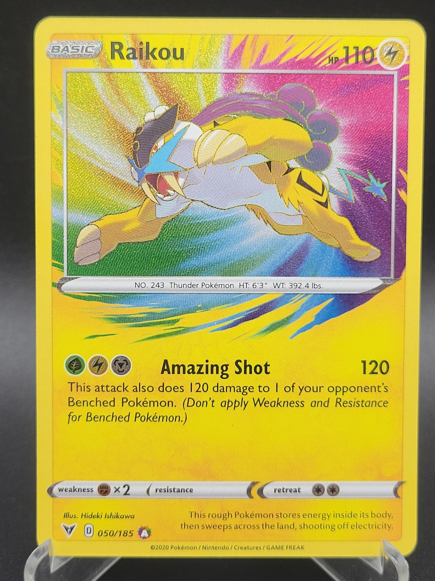Pokémon TCG: 2020 Raikou 050/185 SWSH: Vivid Voltage