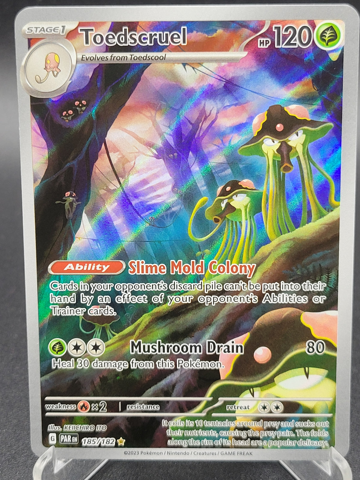 Pokémon TCG: 2023 Toedscruel 185/182 SV: Paradox Rift