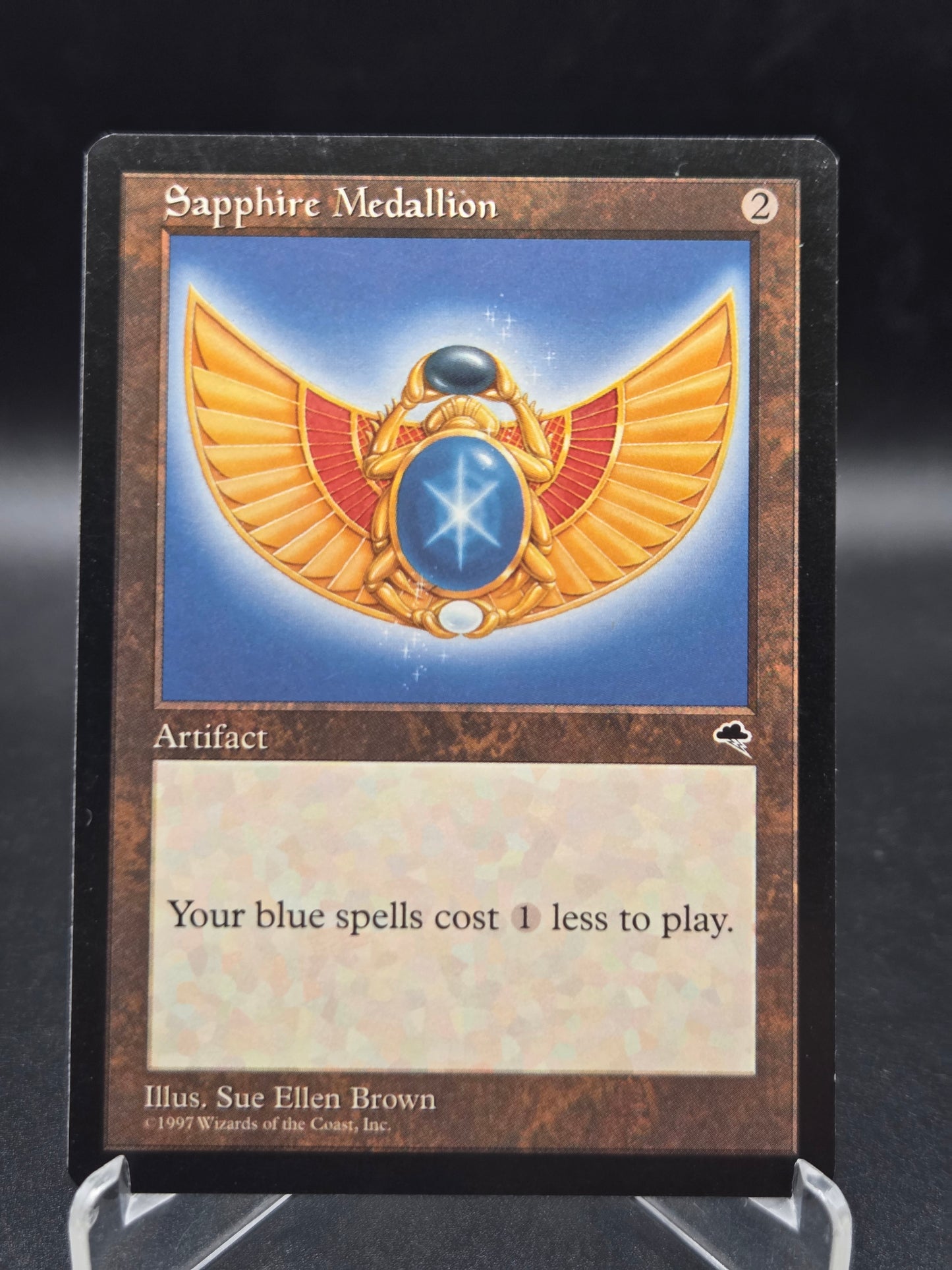 MTG TCG: Sapphire Medallion - Tempest (TMP)