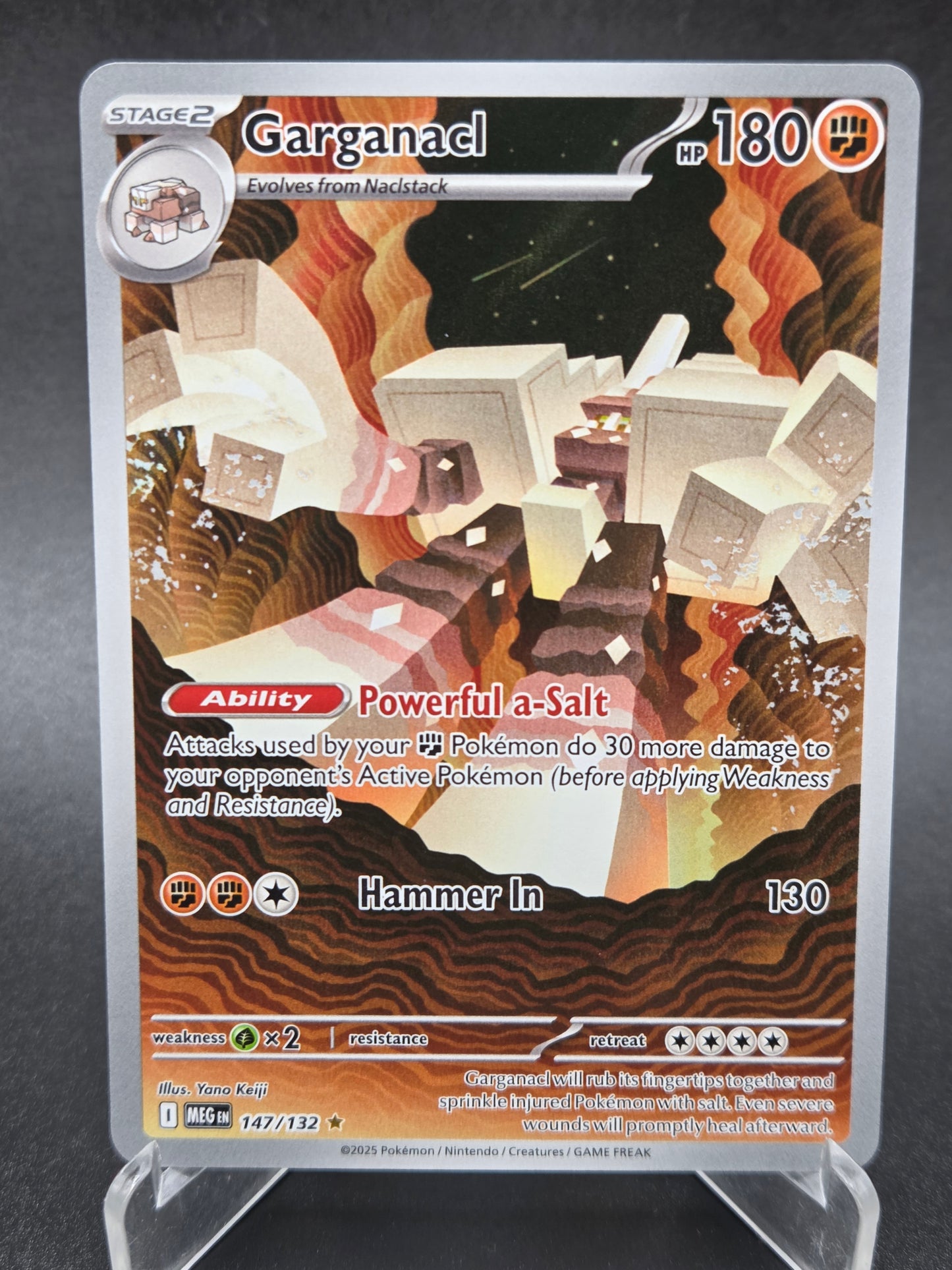 Pokémon TCG: 2025 Garganacl 147/132 MEG: Mega Evolution