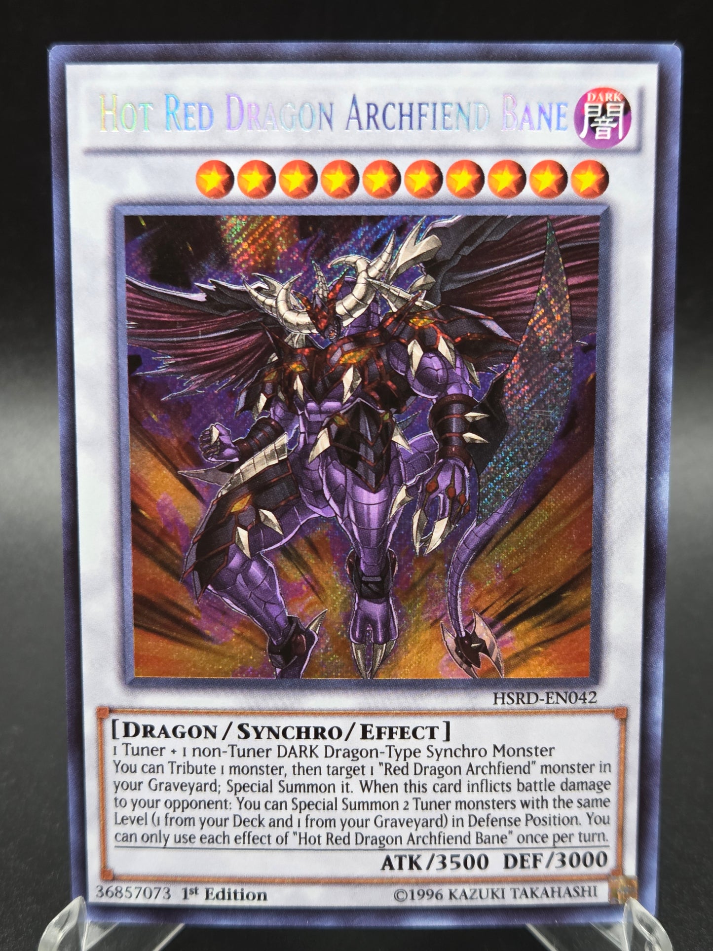 Yu-Gi-Oh! TCG: Hot Red Dragon Archfiend Bane - HSRD-EN042 - High-Speed Riders (HSRD)