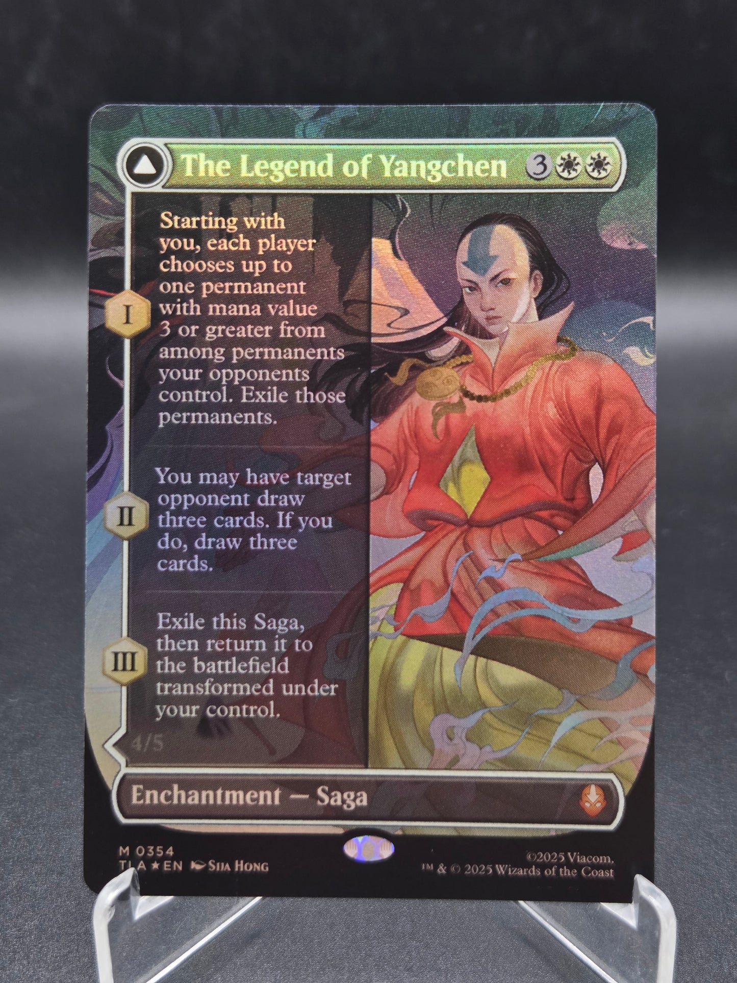 MTG TCG: Foil The Legend of Yangchen (Borderless) - Avatar: The Last Airbender (TLA) (Copy)