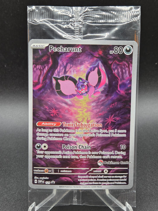 Pokémon TCG: 2023 - Pecharunt - #129 - SV: Shrouded Fable ETB Pokémon Center Promo Sealed
