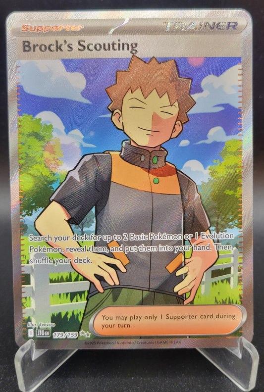 Pokémon TCG: 2025 Brock's Scouting 179/159 SV: Journey Together