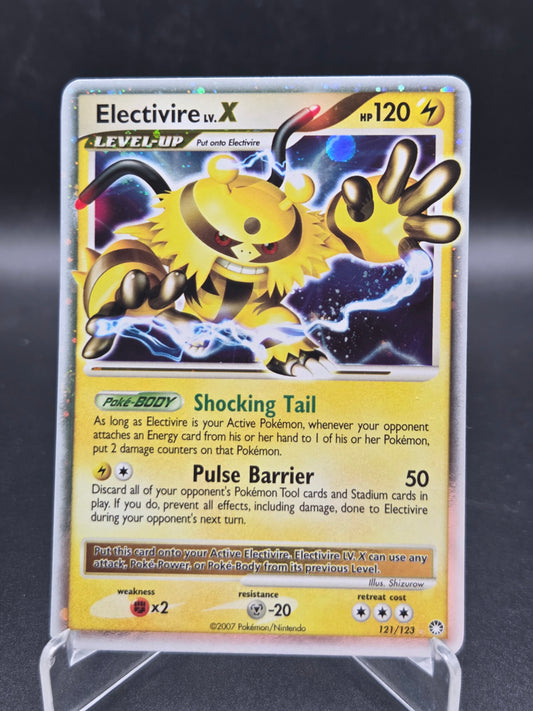 Pokémon TCG: 2007 Electivire LV.X - 121/123 - Mysterious Treasures