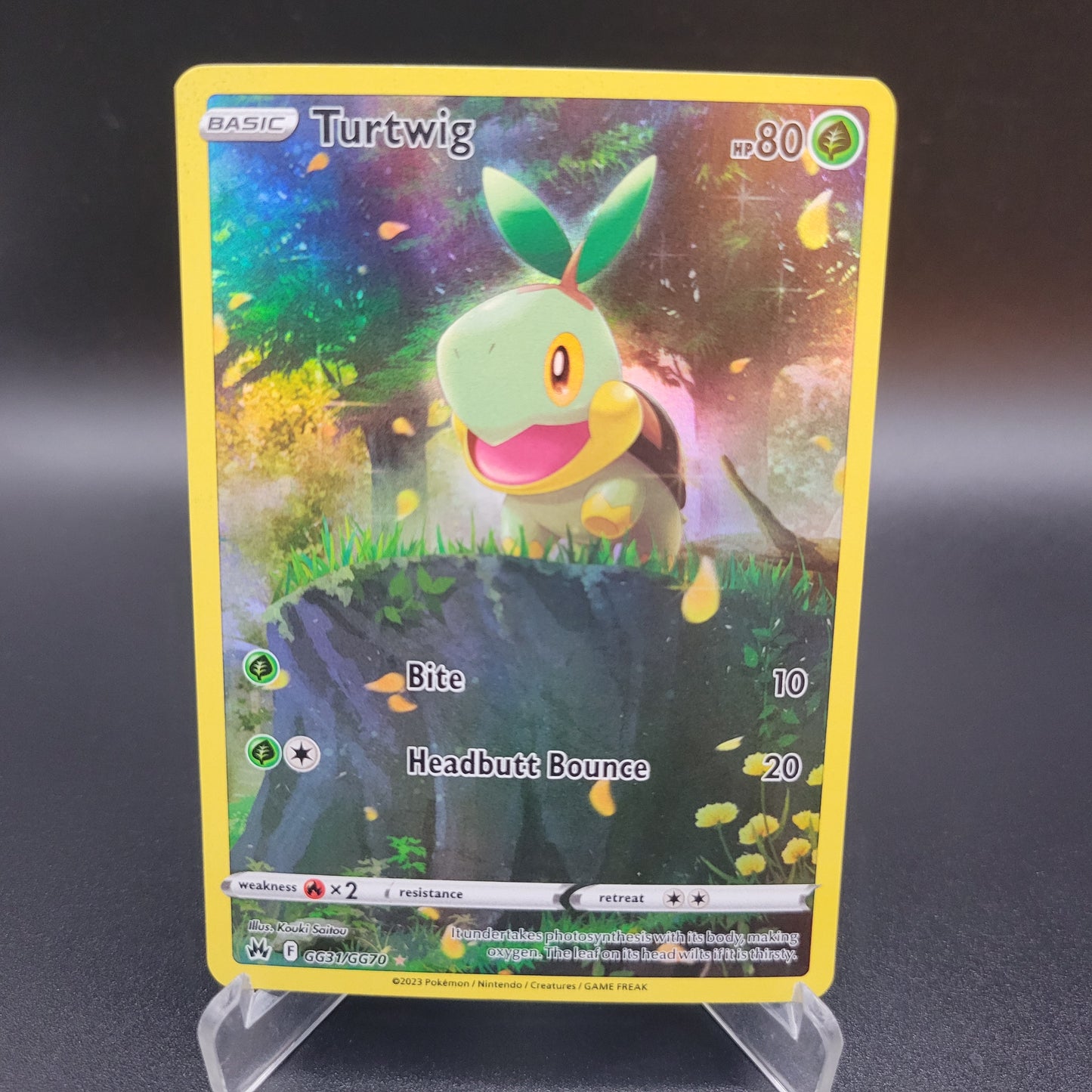 Pokémon TCG: 2023 Turtwig GG31/GG70 SWSH: Crown Zenith Gallarian Gallery
