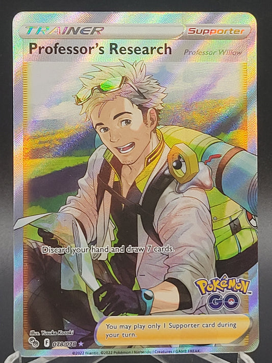 Pokémon TCG: 2022 Professor's Research 078/078 SWSH: Pokemon Go
