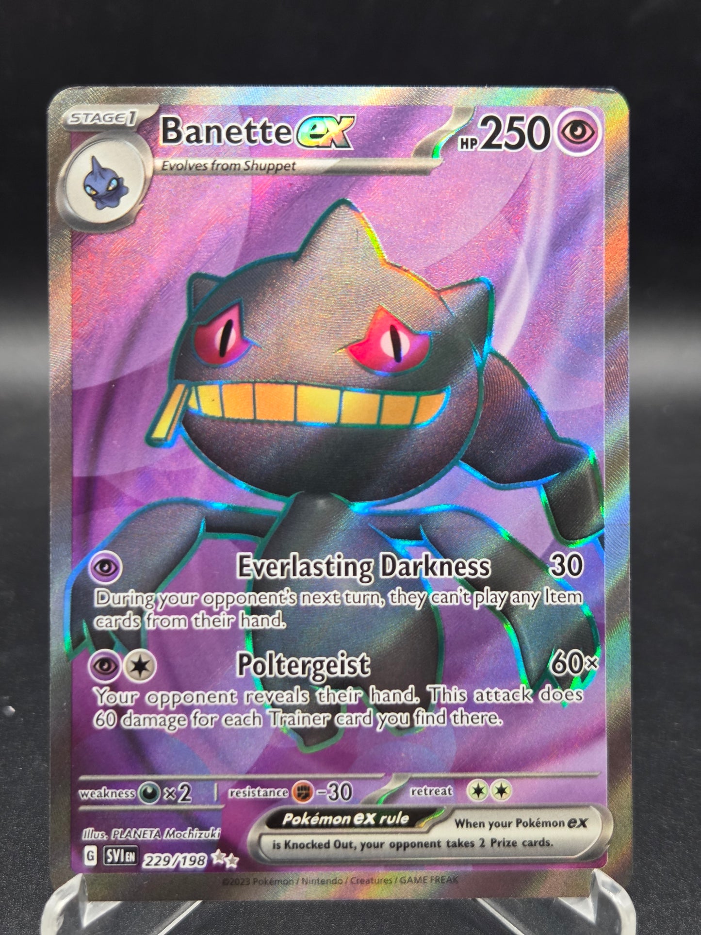 Pokémon TCG: 2023 Banette ex - 229/198 - SV01: Scarlet & Violet Base Set