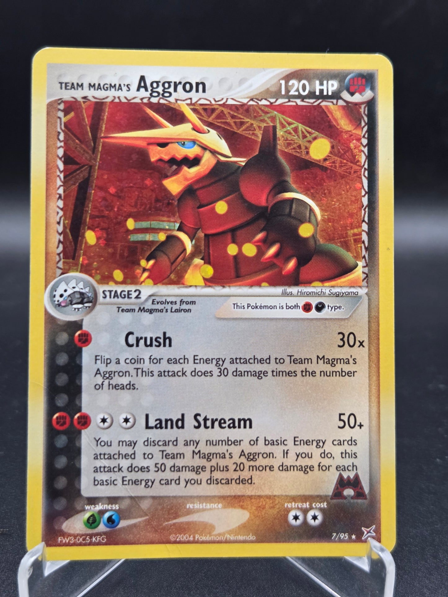 Pokémon TCG: Team Magma's Aggron 7/95 - Team Magma vs Team Aqua