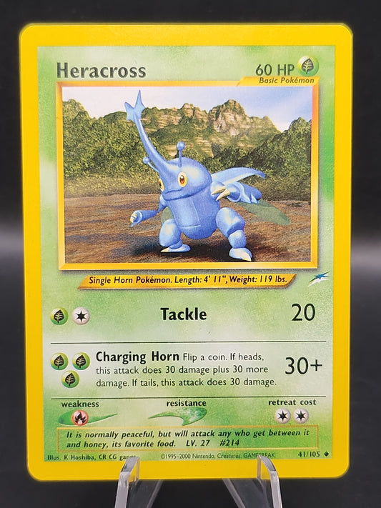 Pokémon TCG: 2002 Heracross 41/105 Neo Destiny