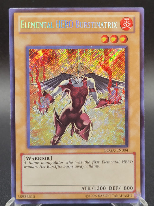 Yu-Gi-Oh! TCG: Elemental HERO Burstinatrix (Alternate Art) LCGX-EN004 Legendary Collection 2