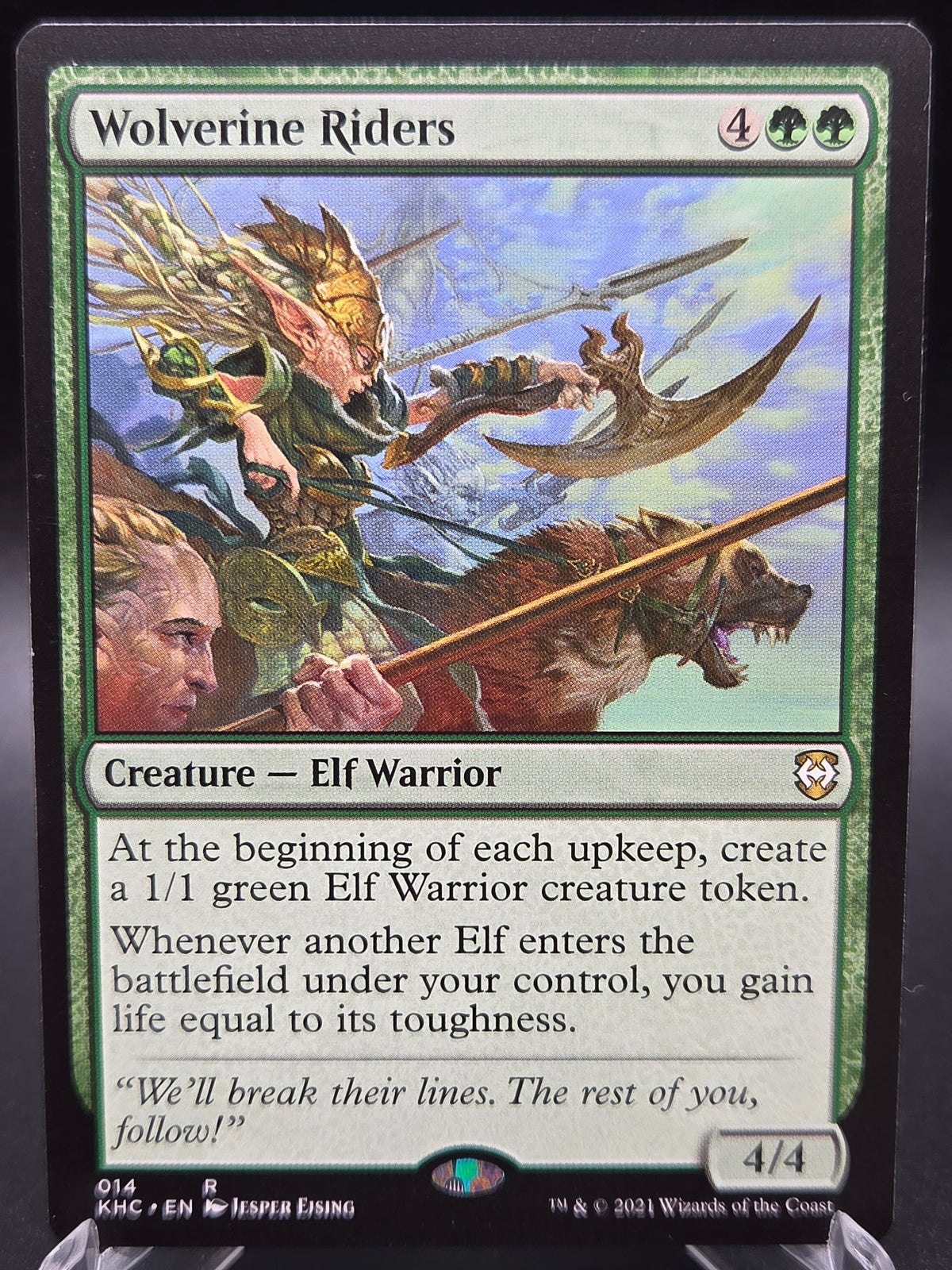 MTG TCG: Wolverine Riders - R 014 - KHC: Commander - Kaldheim