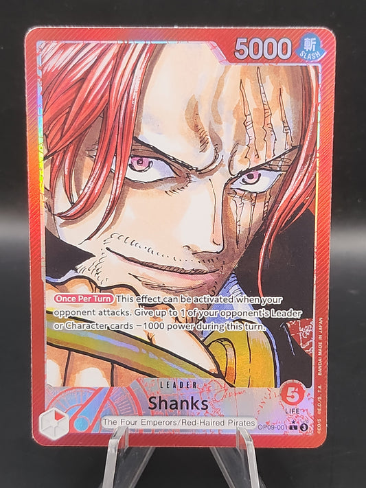 One Piece TCG: Shanks OP09-001 Emperors In The World