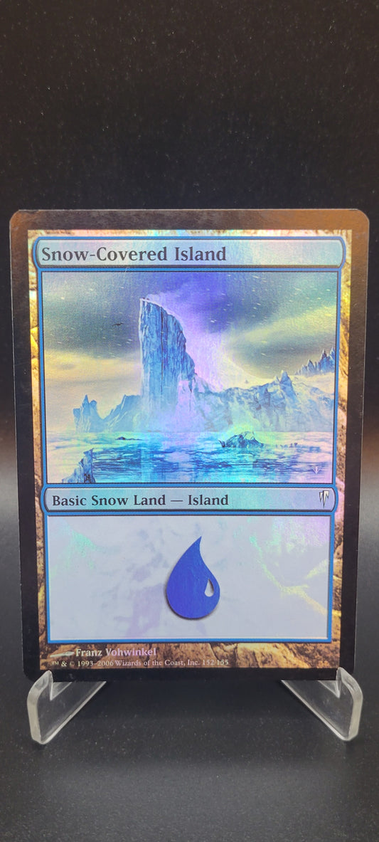 MTG TCG: Snow-Covered Island (Foil) 152/155 CSP: Coldsnap