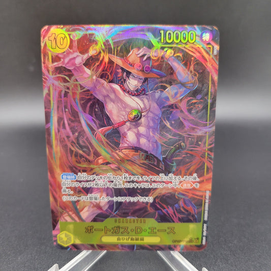 One Piece TCG: Japanese Portgas.D.Ace OP07-119 SEC Parallel 500 Years in the Future